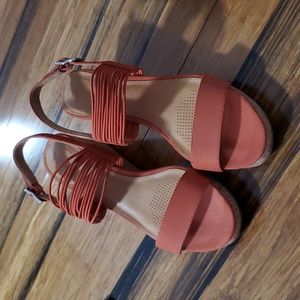 NWOT wedge sandals